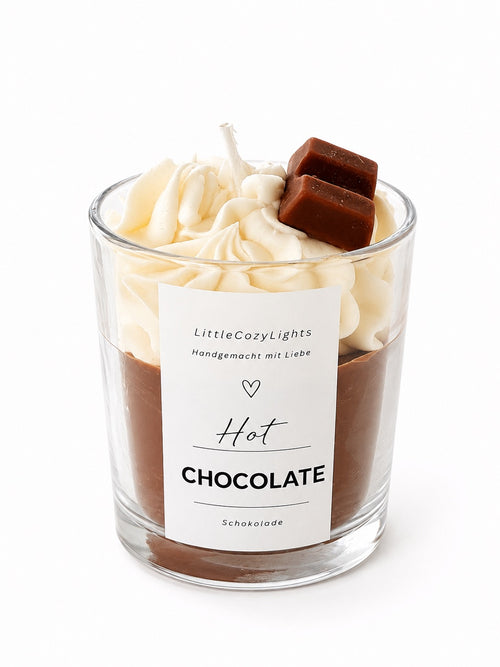 Hot Chocolate Dessertkerze