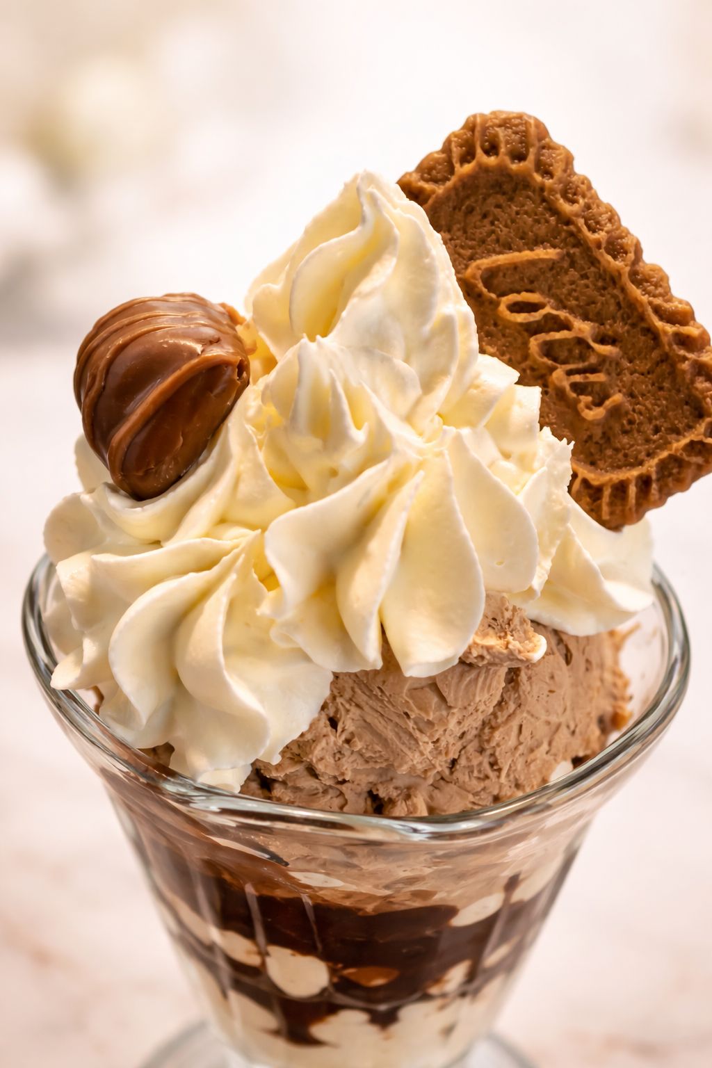 Schoko-Eisbecher Kerze, täuschend echt – Handgemachte Duftkerze
