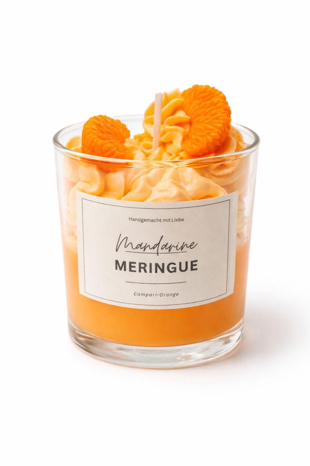 Mandarinen Dessert-Kerze