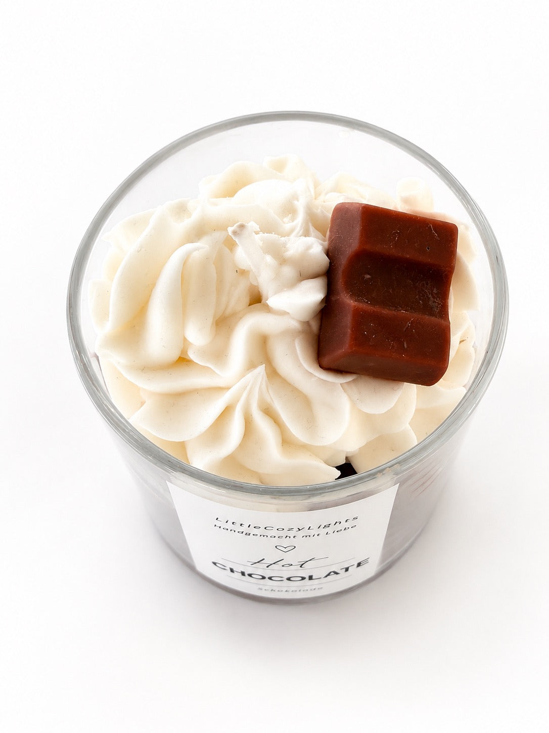 Hot Chocolate Dessertkerze
