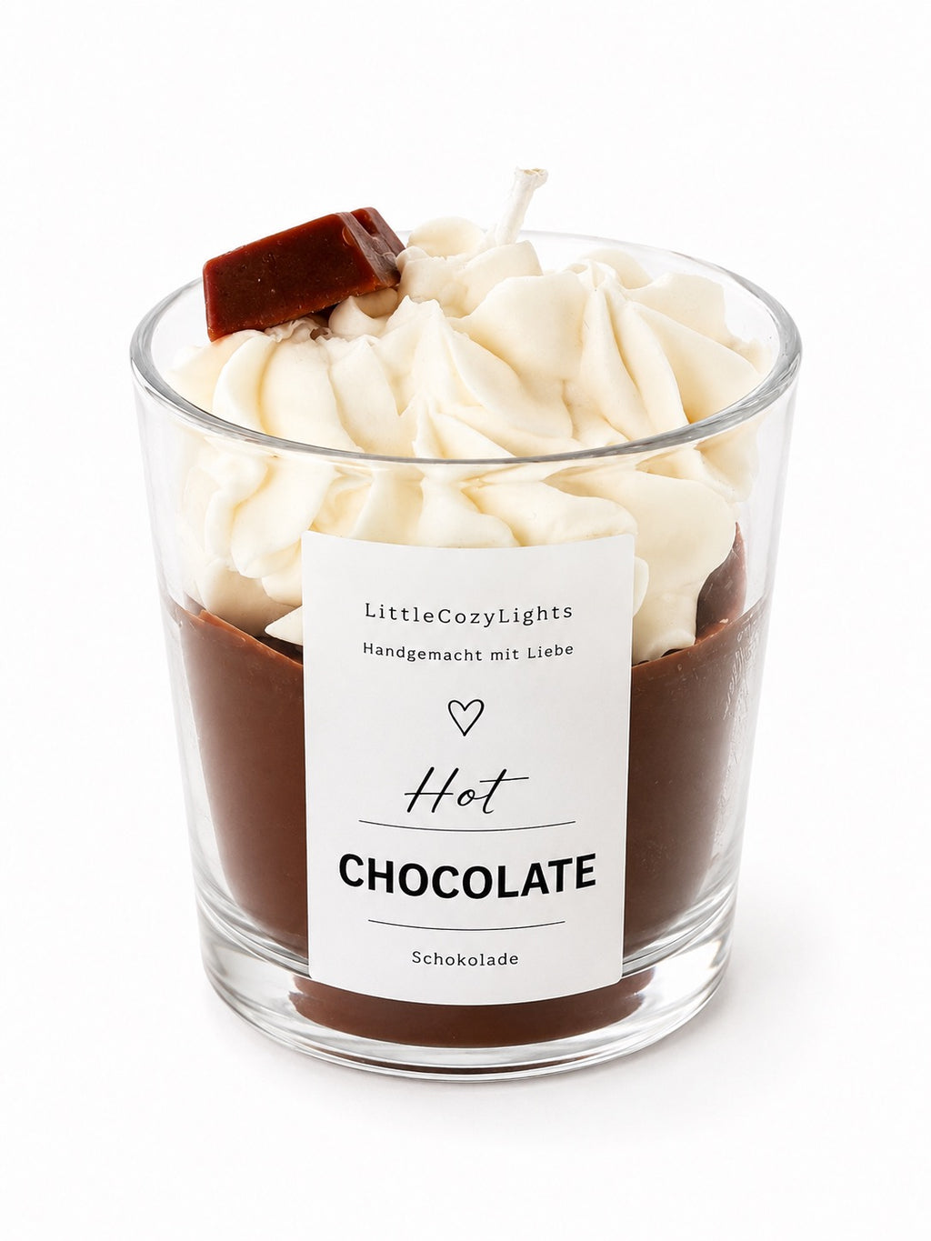 Hot Chocolate Dessertkerze