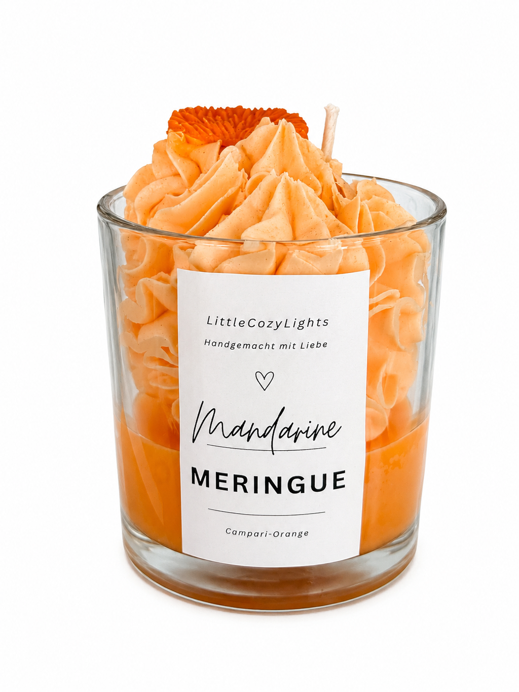 Mandarinen Dessert-Kerze