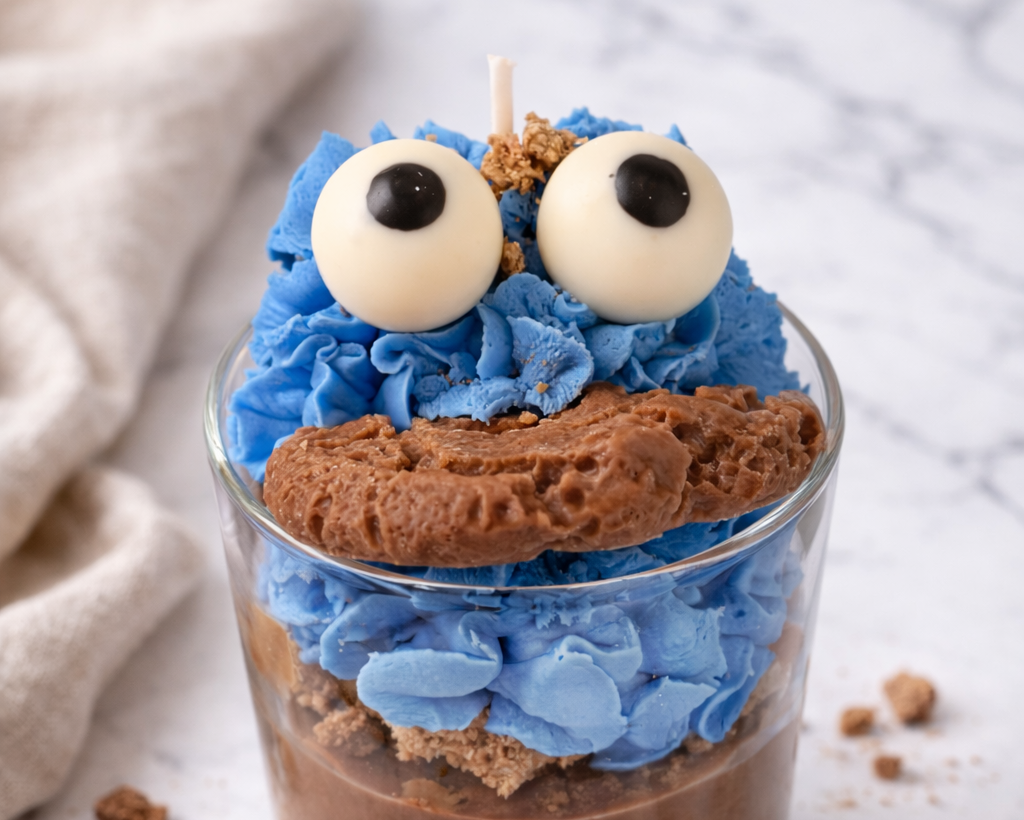 Krümelmonsterkerze